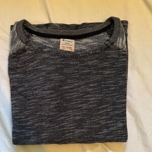 Men’s Champion Charcoal and White Knit Top